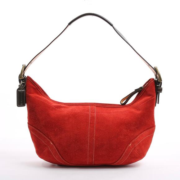 Coach | Bags | Authentic Coach Soho Y2k Red Suede Shoulder Bag